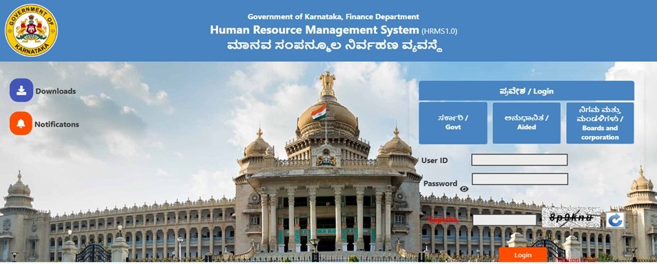 HRMS Login Karnataka