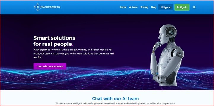 What is Redeepseek.com